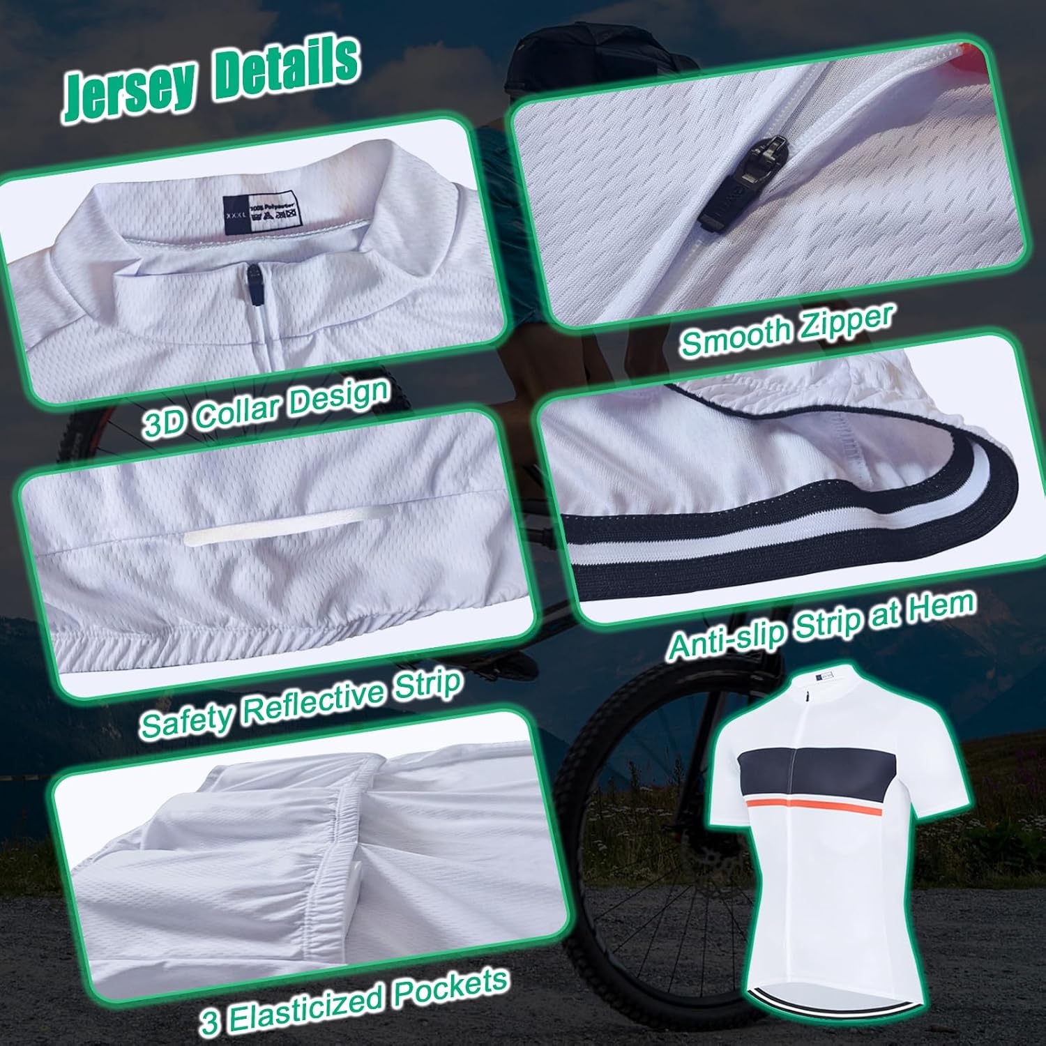 Ciclisti Donna Completo Ciclismo Donna Estivo Maglia E Shorts