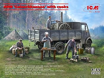 ICM 35421 1/35 AHN “グラーシュカノーネ” w/コック Amazon | アイシーエム(ICM) 1/35 AHN トラック グラーシュ