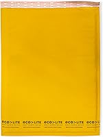 Vista 1 de IPG Eco-lite #0 ELSS0 sobre de papel kraft dorado con cierre autoadhesivo e interior de burbujas, 6.5" x 10" (caja de 250)
