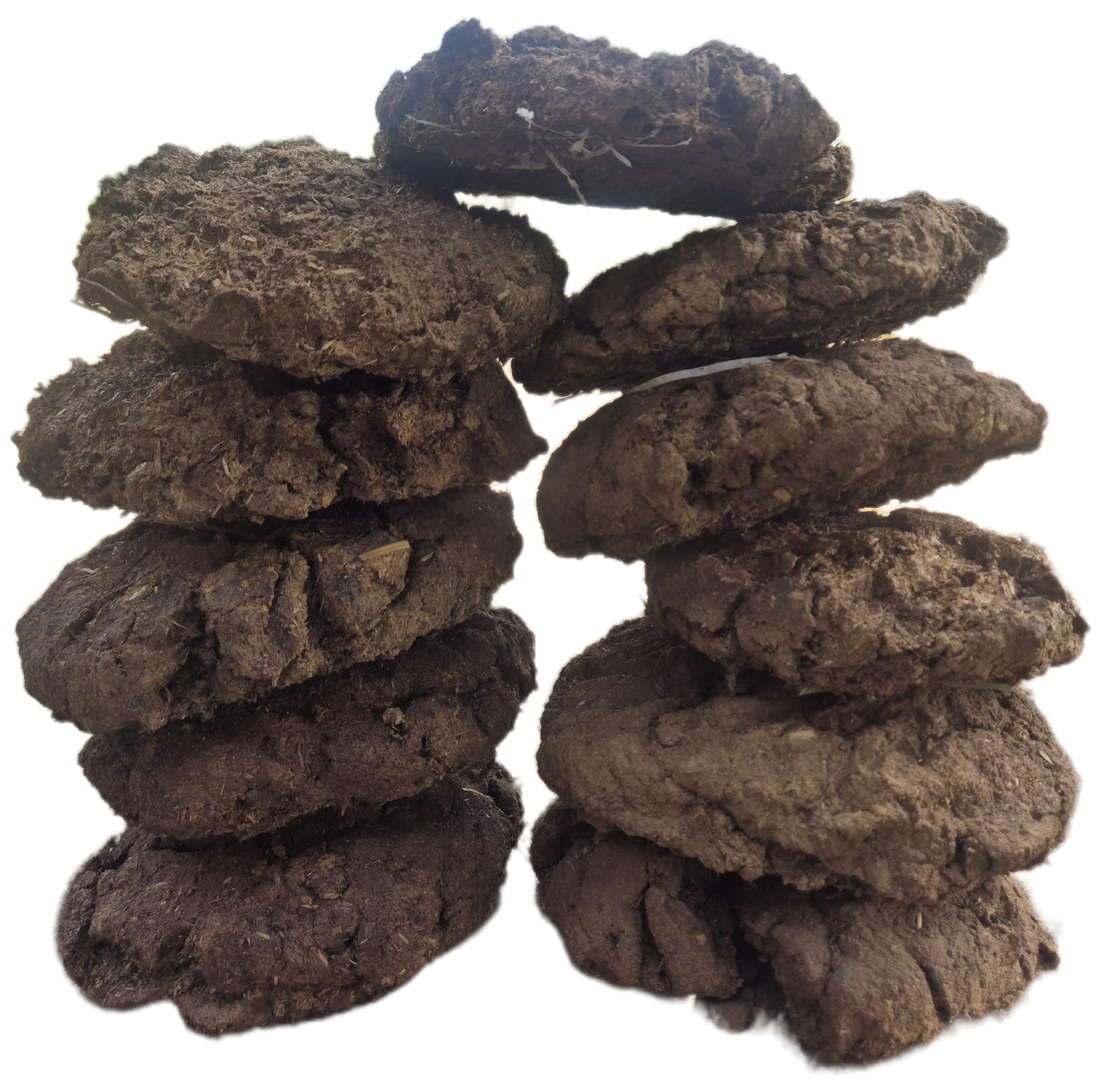 Saini Mart Pure Desi Cow Dung Cakes (Gobar Ke Uple) for Pooja & Havan - Pack of 11-image-16