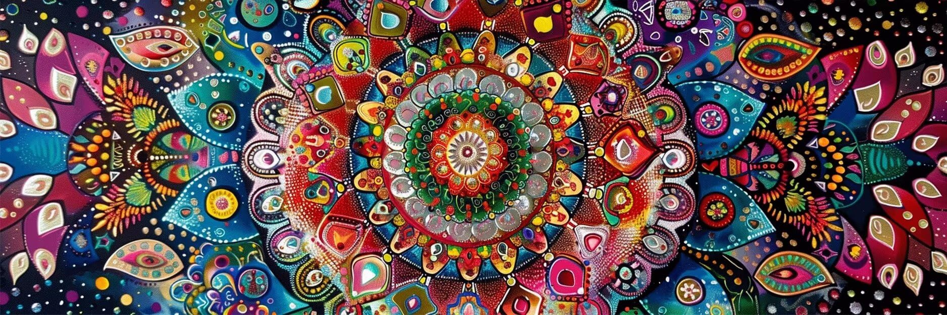 Broderie Diamant Kit Complet Colorful : Sublimez votre Salon avec une Toile 5D 90x250cm