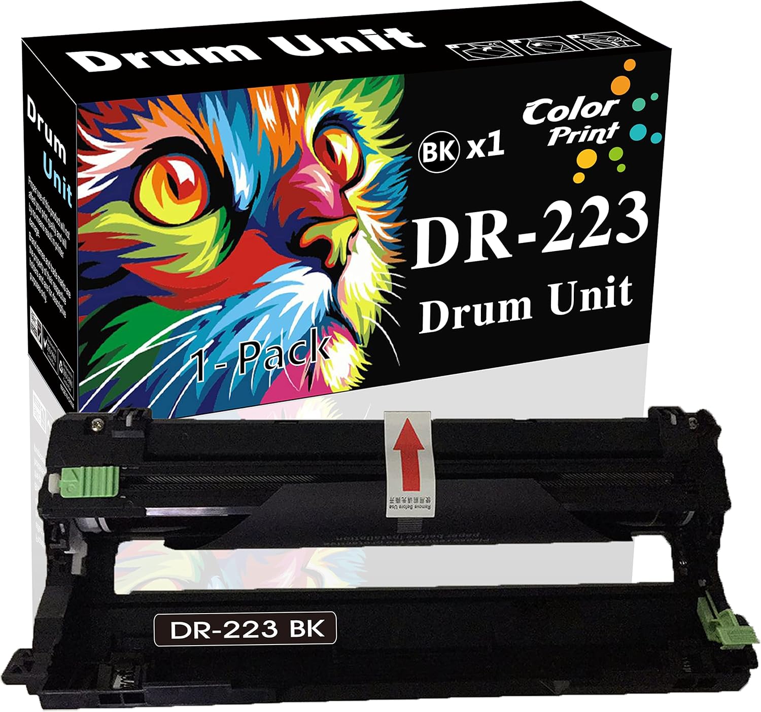 Compatible DR223CL Drum Unit Replacement for Brother DR-223CL DR223 for TN223 TN227 HL-3140CW HL-L3230CDN HL-L3210CW L3230CDW L3270CDW L3290CDW MFC L3750CDW L3770CDW Printer 1-Pack