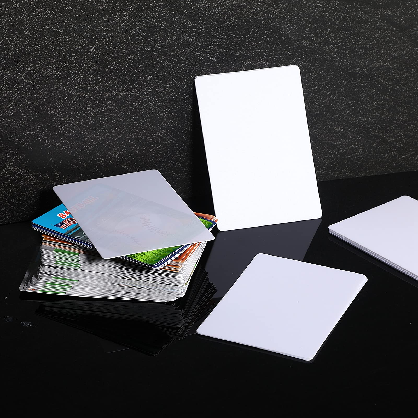 Amazon.com: Frosted Style Brand Trading Card Dividers Trading Card Page  Dividers White Card Dividers Standard Size Card Dividers for Games Card and  Sports Cards, 2.7 x 4 Inch (120 Pieces) : Office Products