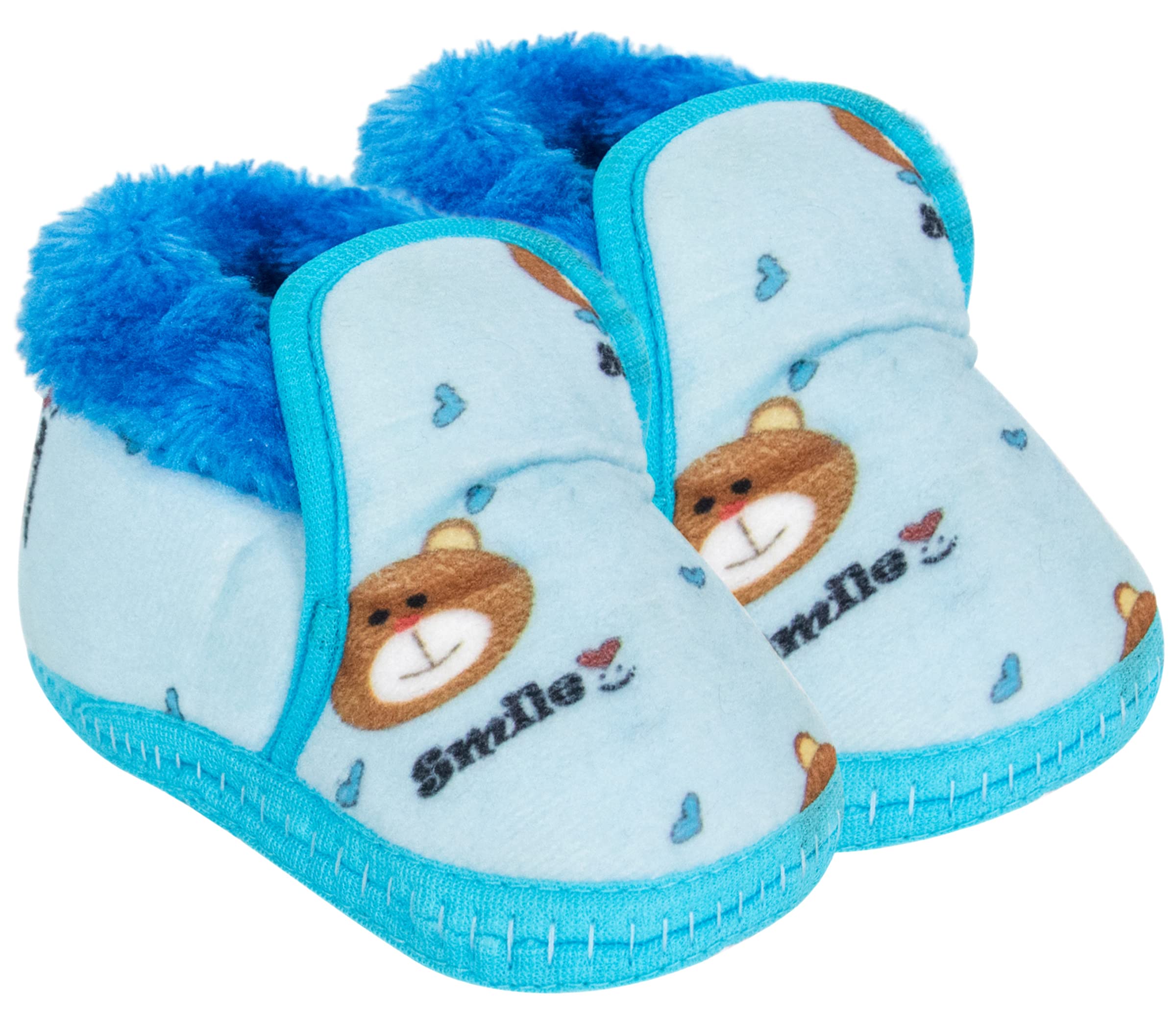 Neska Moda 9 To 12 Months Baby Boys & Girls Printed Velvet Booties (Light Blue) (B092Z4QJJ9) Amazon Price History, Amazon Price Tracker
