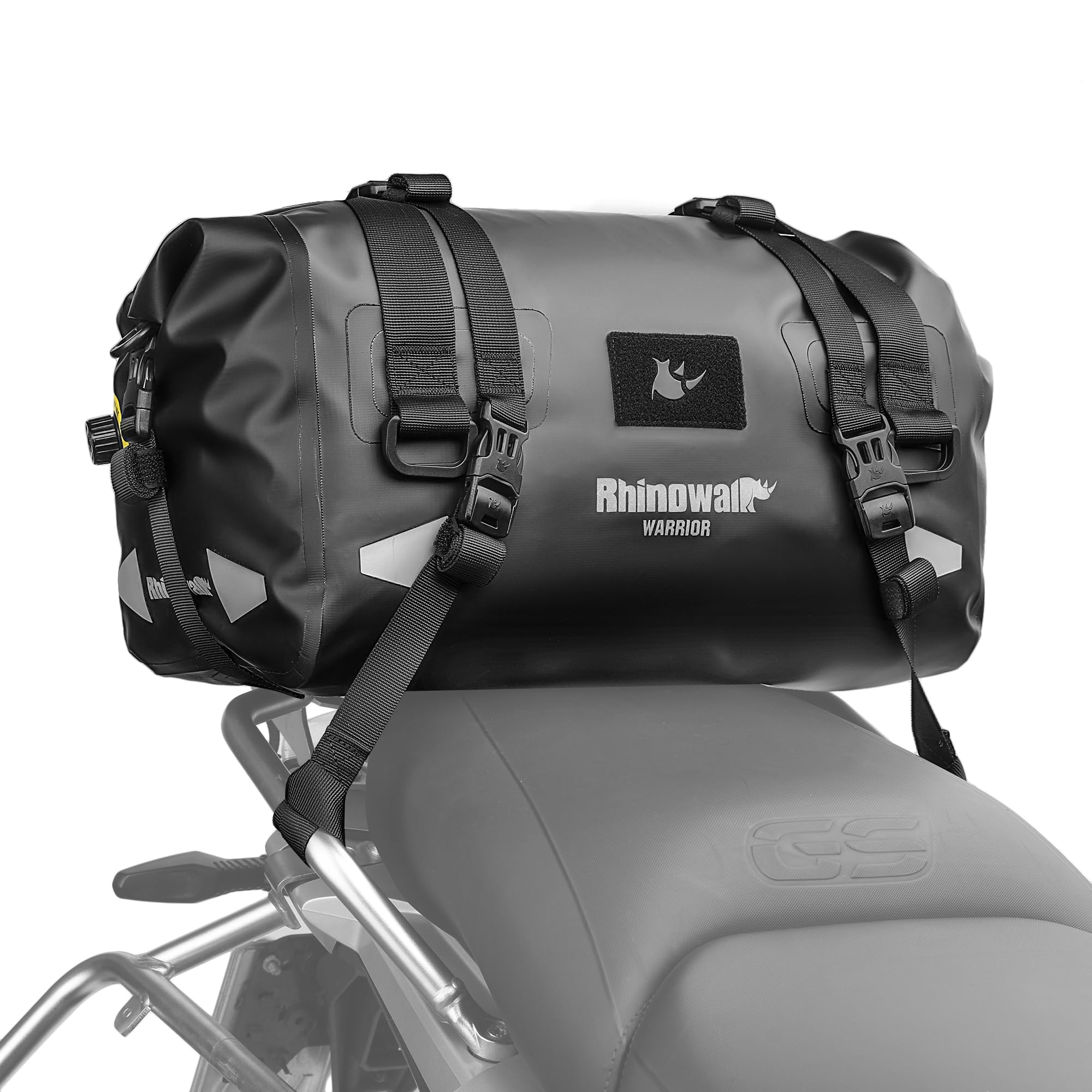 Rhinowalk torba na motocykl, wodoszczelna torba bagażowa 20/40/65L, torba na tylny bagażnik, torba MOLLE, torba duffel, torba na siodło, torba podróżna z paskiem na ramię do outdoorowych wycieczek