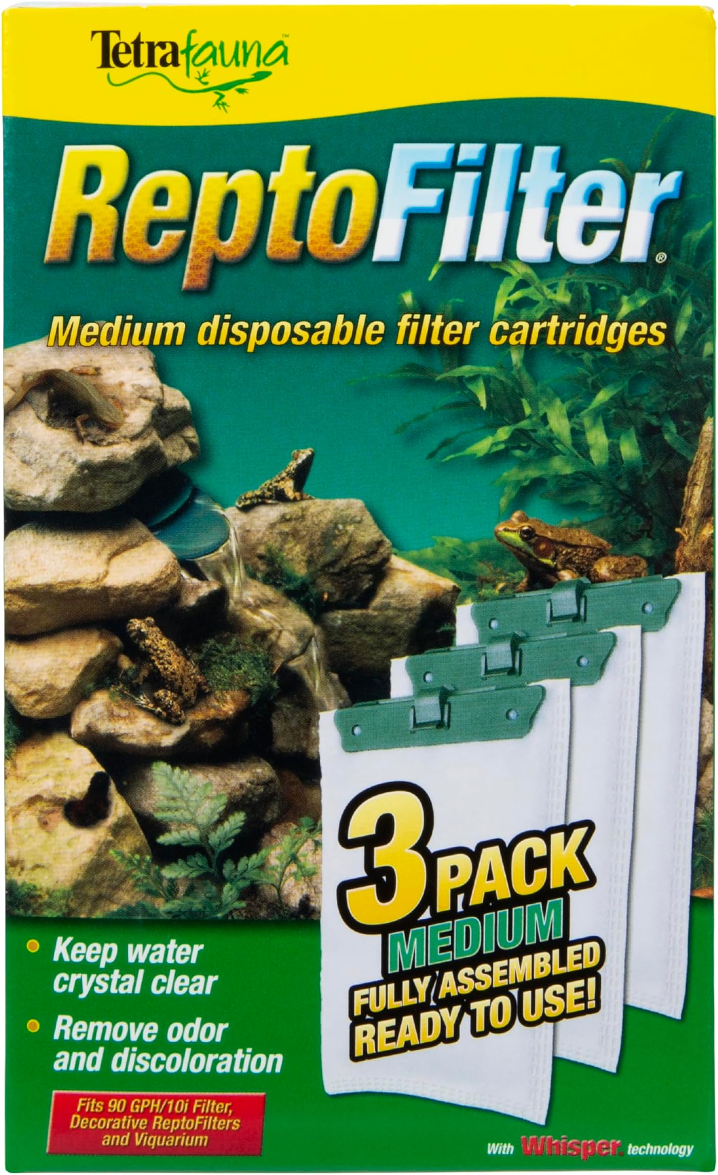 ReptoFilter Cartridges - Medium 3 pack, green (25845)