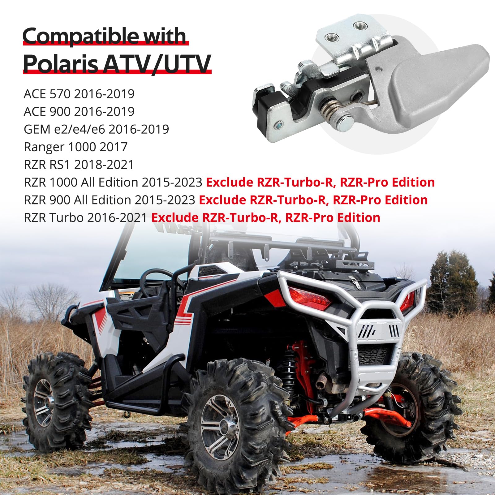 Amazon.com: JAVIK 2637286 Left Door Latch Lock Compatible with