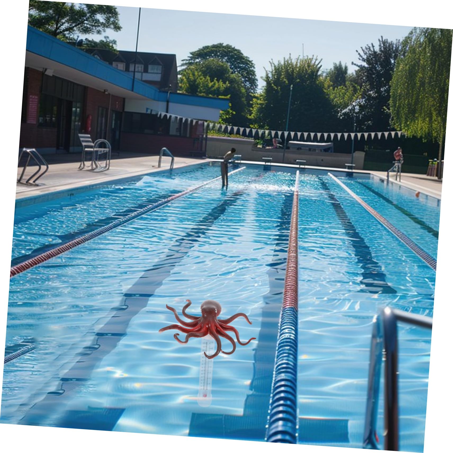 Termómetro Flotante Para Piscina Sensor De Temperatura Del Agua Para Baños De Hielo y Spas Portátil y Fácil De Usar