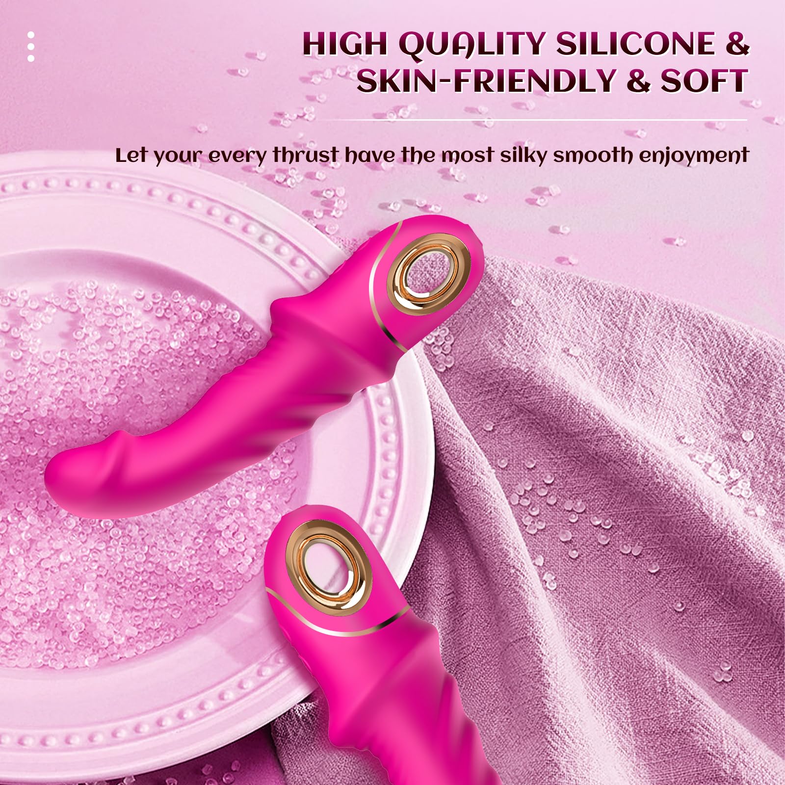 Vibromasseur Réaliste Point G Et Clitoris - Dildo Godemichet Pour Femmes, Sextoy Neuf