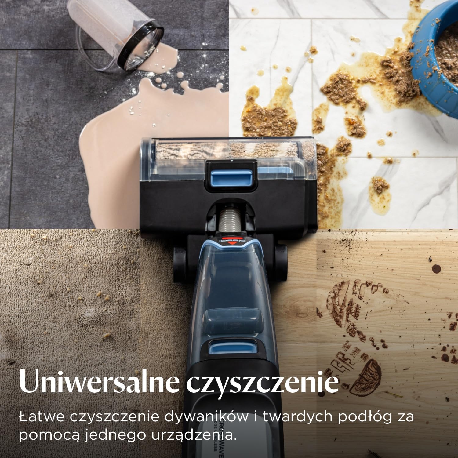 BISSELL CrossWave Edge Cordless odkurzacz bezprzewodowy mokro-suchy 4326N ZeroGap