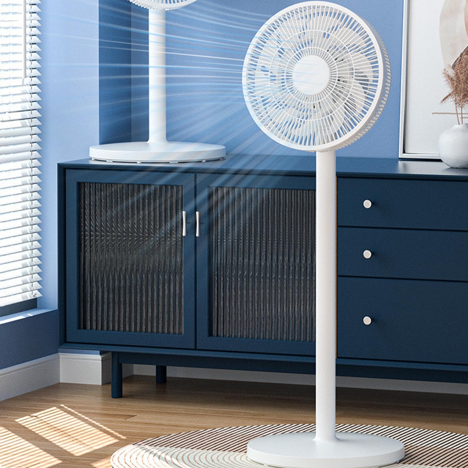 Ventilatore Per Camera Da, Ventilatore Energetico Efficiente | Ventilatore A Pedestallo, Raffreddamento Oscillante Silenzioso Per Casa Cucina Soggiorno Università Ambienti Interni