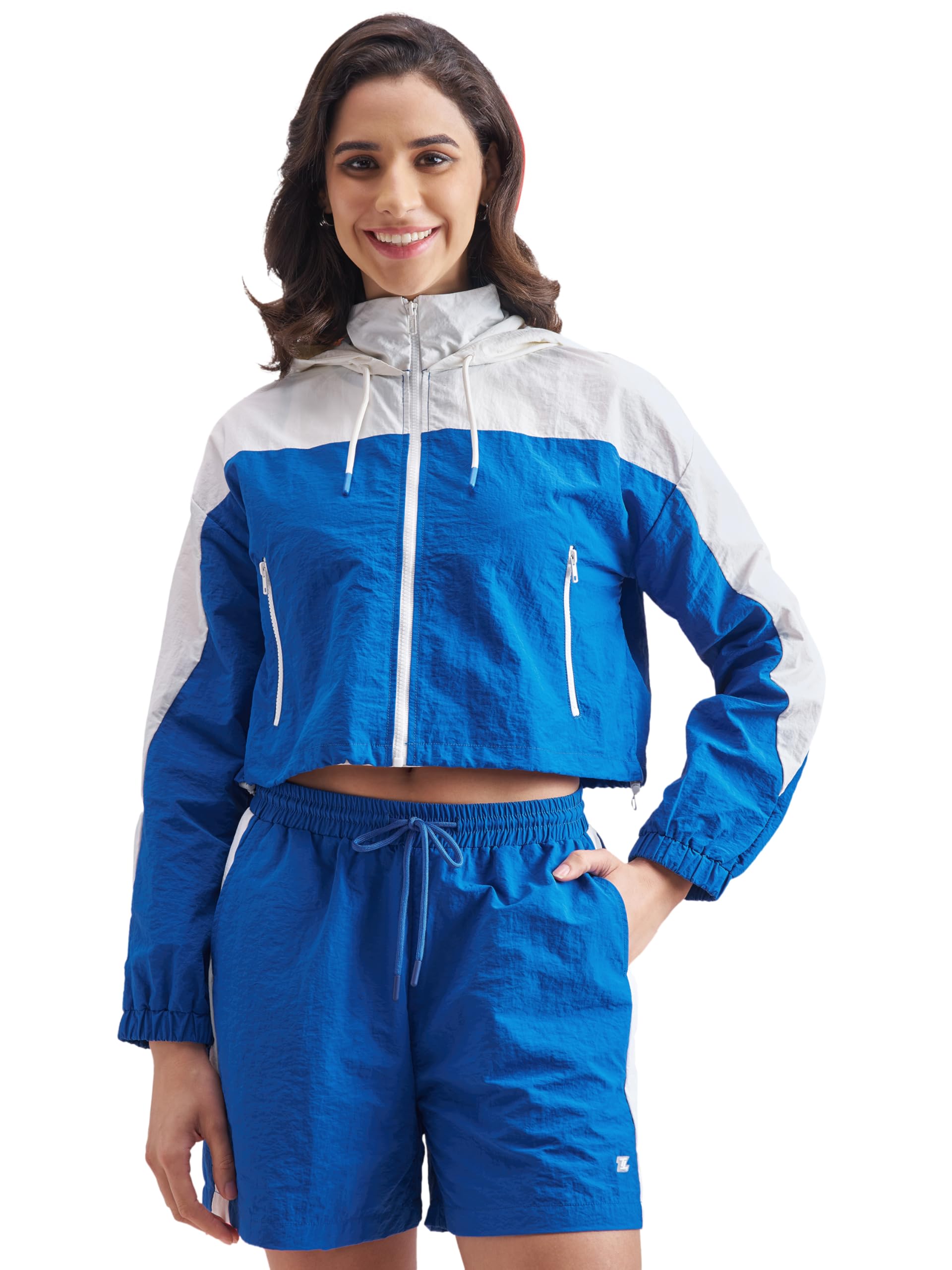 tokyo talkies Women HOODED Jackets ATJK000017 Blue L-picture-12
