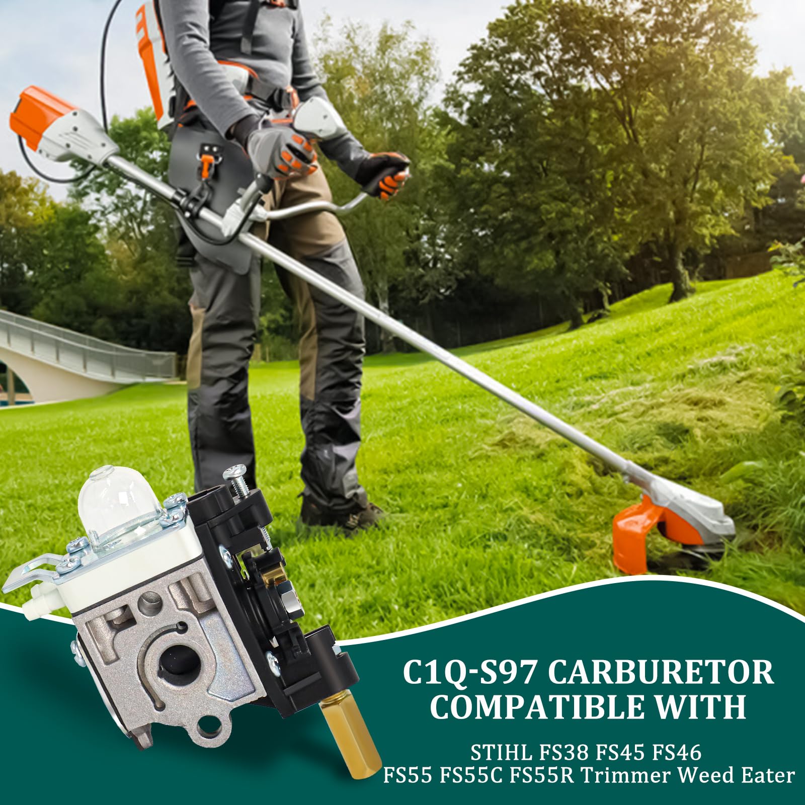 Kit Carburatore Per ECHO SRM-210 SRM-211 GT-200 PE-200 HC-150 - Foto 3