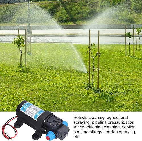 Miniatura 5 de Bomba de micro diafragma, bombas eléctricas de autosucción de alta presión de 180.4 pies de cabeza de 80 W para rociar pesticidas para regar flores