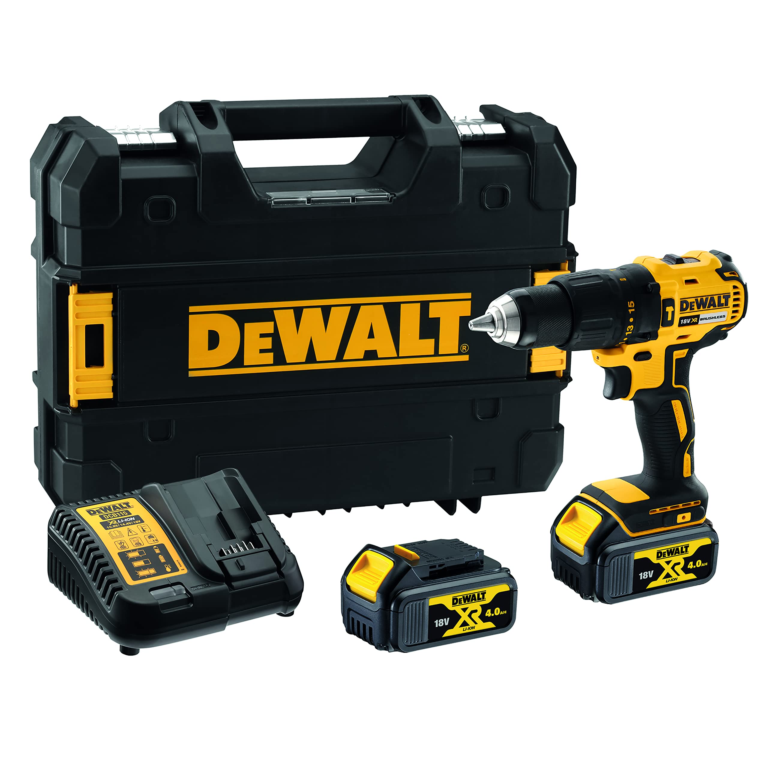 DeWalt DCD778M2T 18V XR Brushless Combi Drill Kit