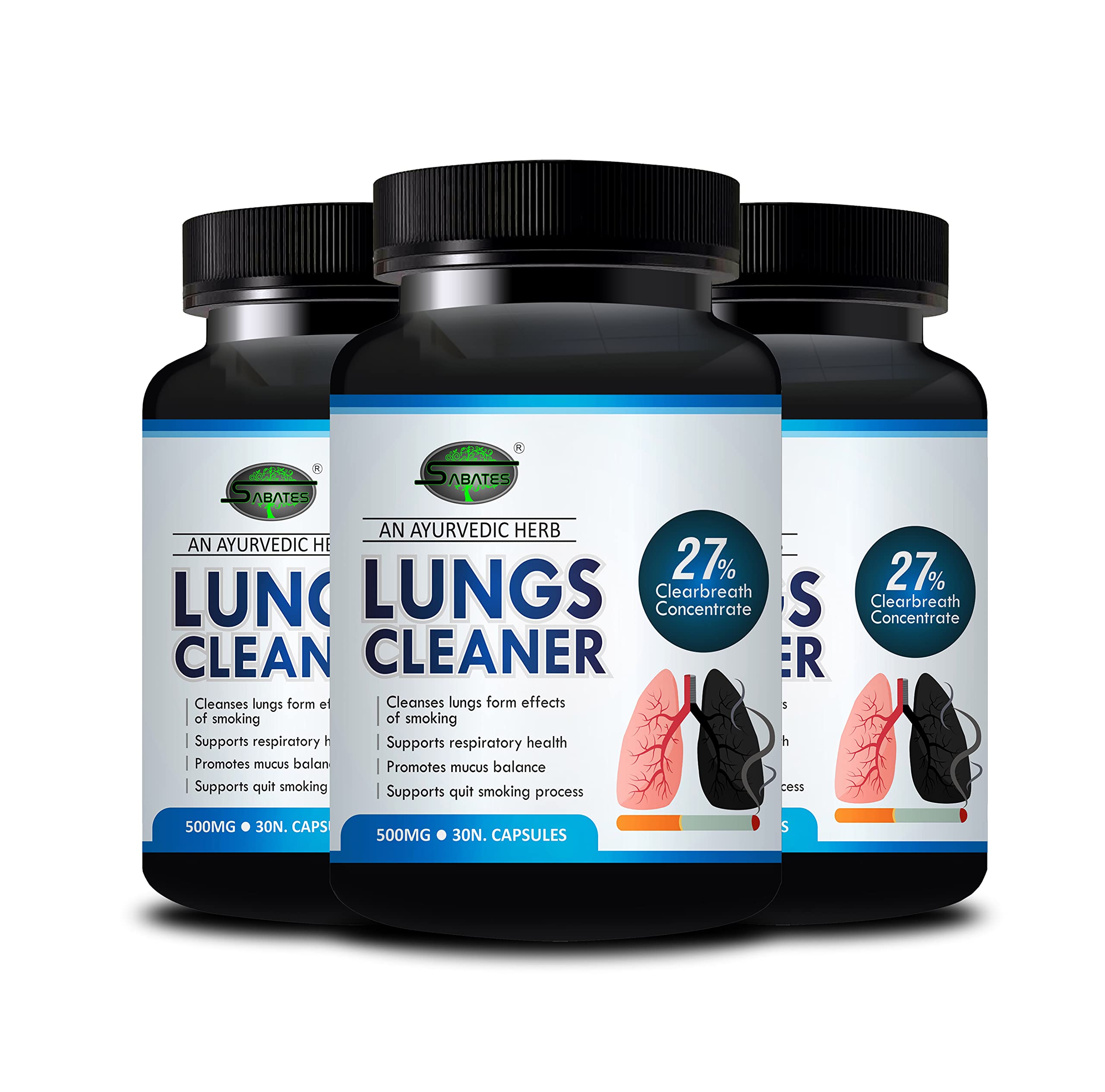 Lungs Cleaner Tablets | For Smokers Cleanses & Purifies Lungs Blood-image-43