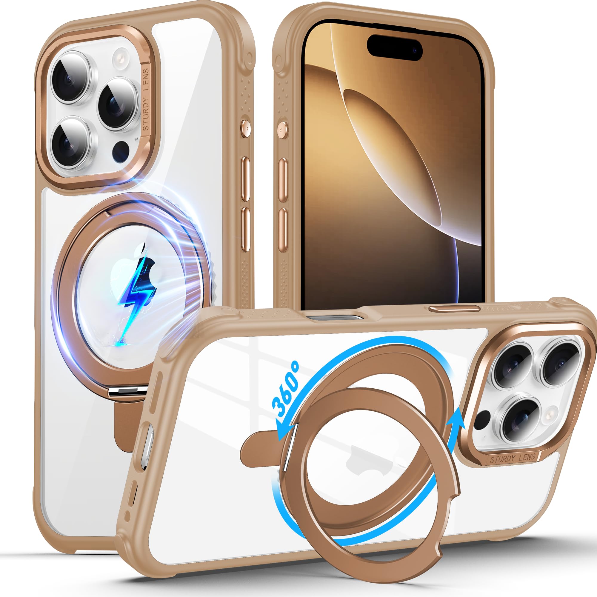 DASFOND Hülle für iPhone 14/13, [Kompatibel mit MagSafe] Sto