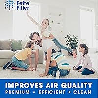 Vista 6 de Fette Filter - Filtros de repuesto E-300L Premum True HEPA H13 compatibles con MOOKA y MOOKA FAMILY E-300L purificadores de aire para habitaciones