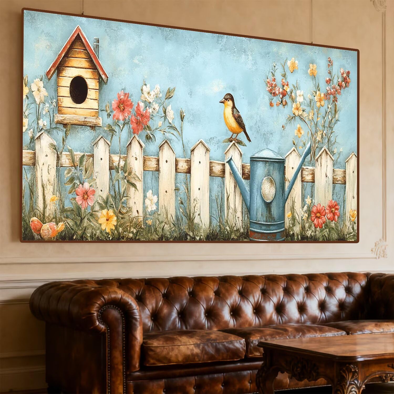 Diament Malarstwo Ptak Diament Malarstwo Dorosły Duży Format 140x70cm Haft Diament Ogród Malarstwo diamentowe Pełny zestaw Kryształ Ścieg krzyżykowy Aktywność Ręczna, Dekoracja Domu Prezenty O-23G