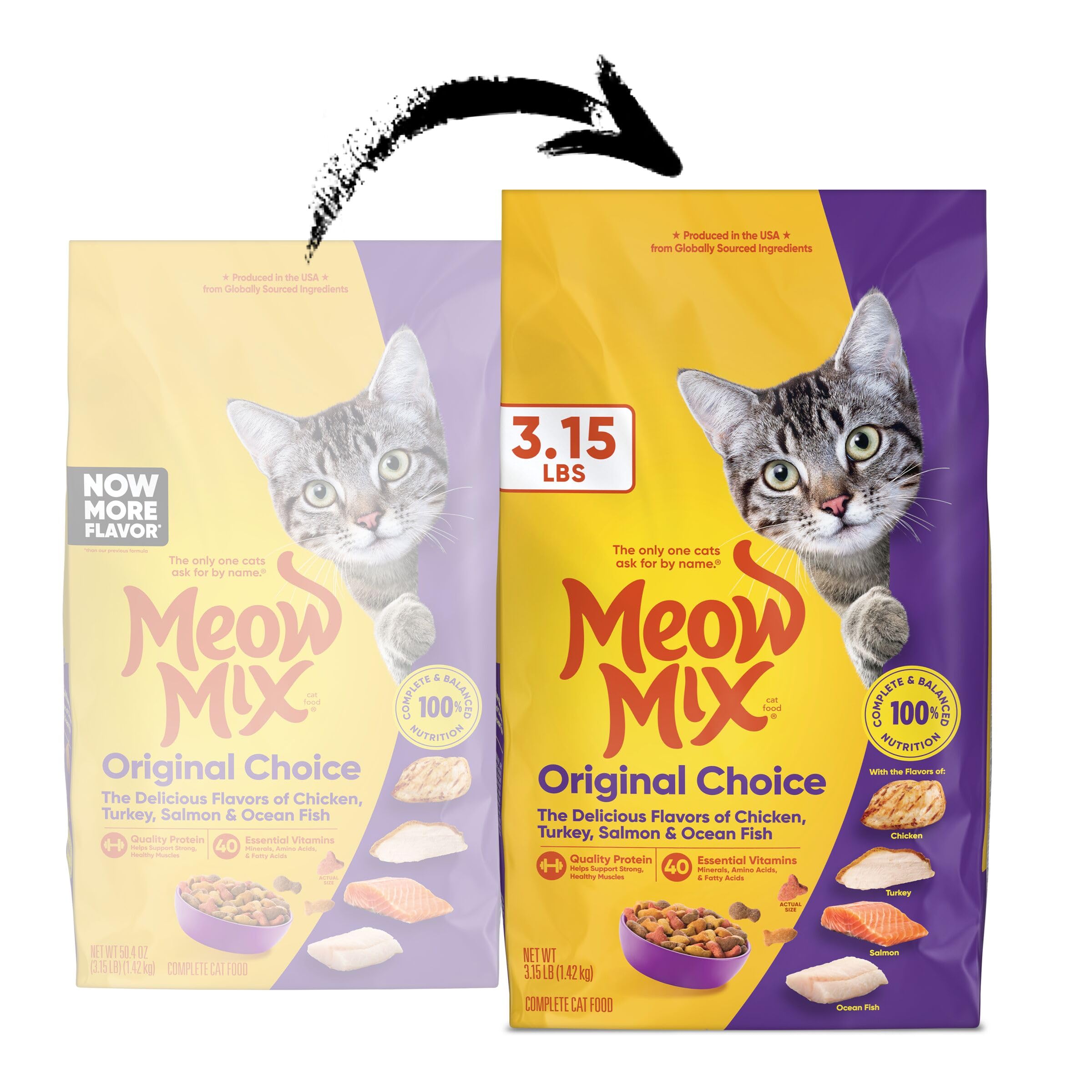 Meow Mix Dry Cat Food, 3.15 lb : Amazon.in: Pet Supplies