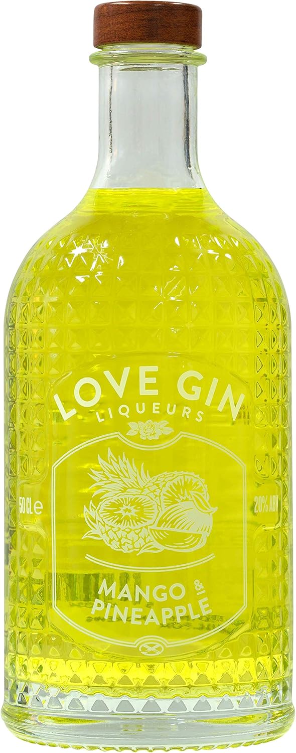 Eden Mill St Andrews Love Gin Mango & Pineapple Liqueur 50cl, 20 ABV
