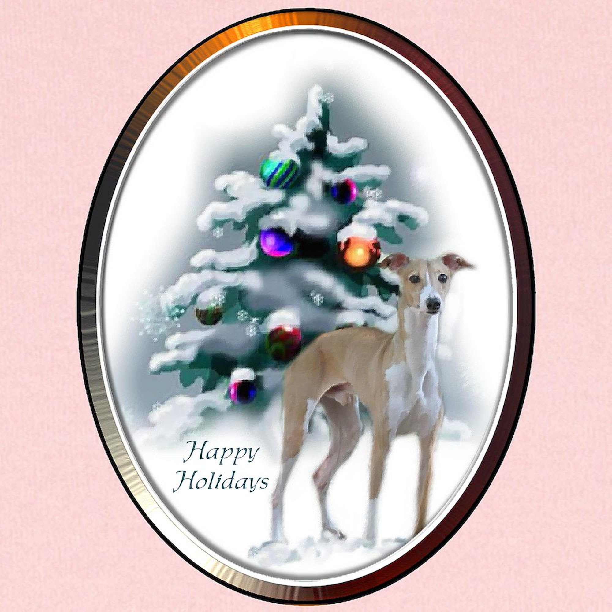 CafePress Italian Greyhound Christmas Baby Blanket, Super Soft Newborn Swaddle