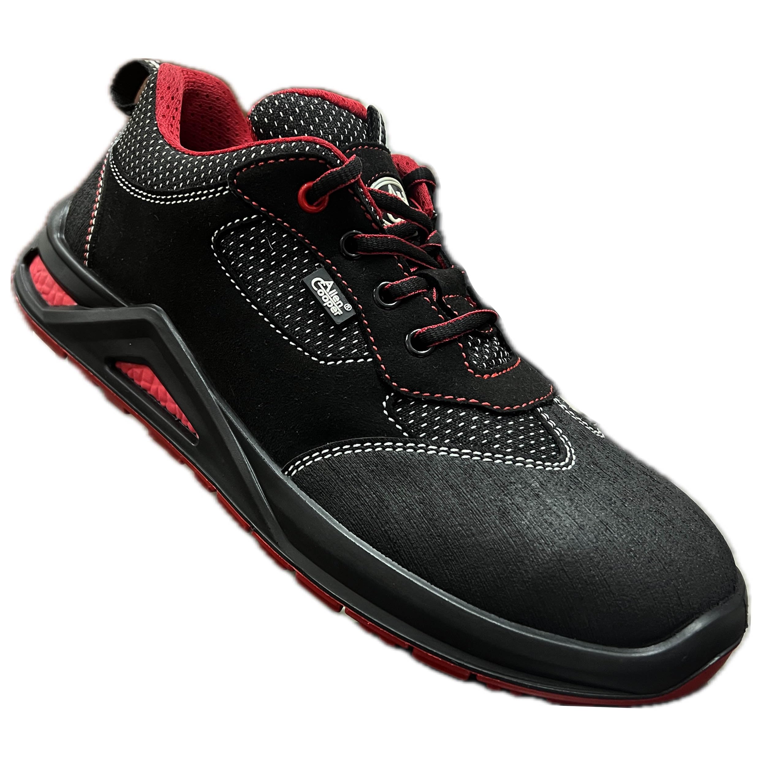 Allen Cooper ACM 1697 High Performance Safety Shoe | 200J Steel Toe Cap | Washable Micro Fiber Upper, Anti-Skid, Anti-Static, Heat, Water & Oil Resistant (8) Black (B0CN141PQP) Amazon Price History, Amazon Price Tracker