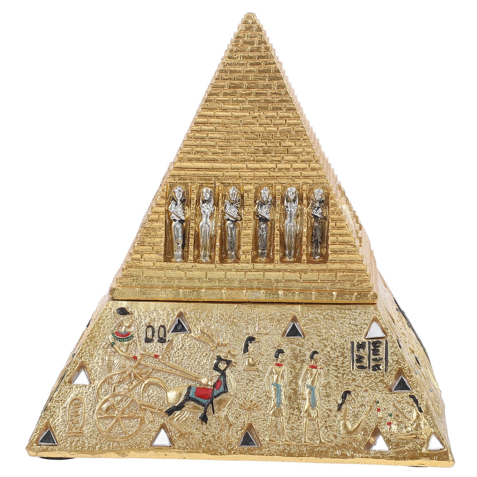 Amazon｜Alipis ピラミッド小物ボックス エジプトピラミッドヒンジ付き