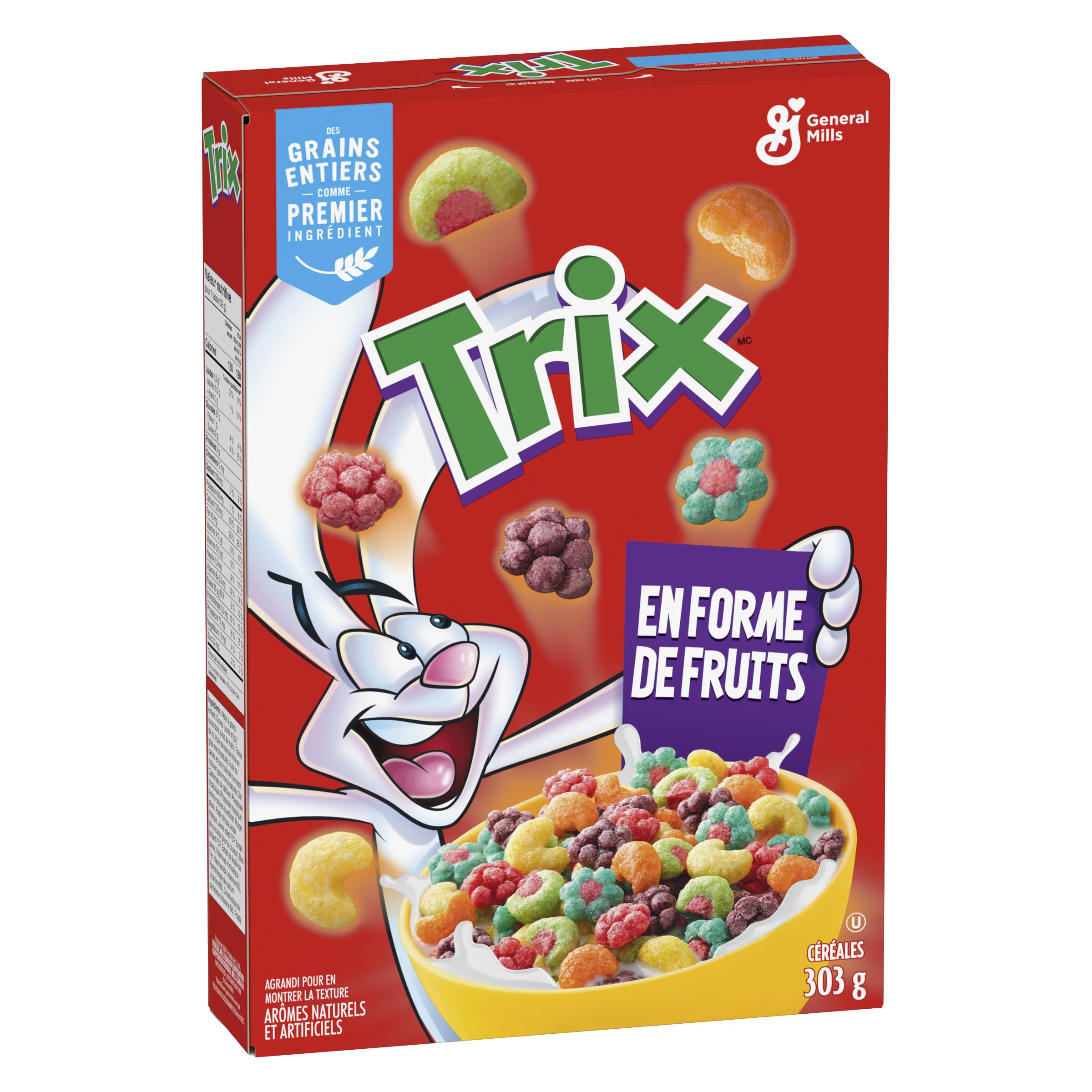 Amazon.com: General Mills, Trix Fruity Shapes Cereal, 303g/10.7oz