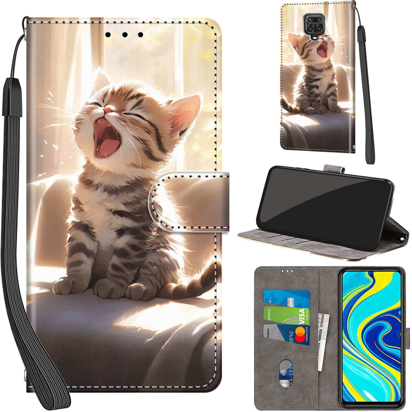 PHINIENLAND Cover per Xiaomi Redmi Note 9S / Note 9 Pro/Note 9 Pro Max Case PU