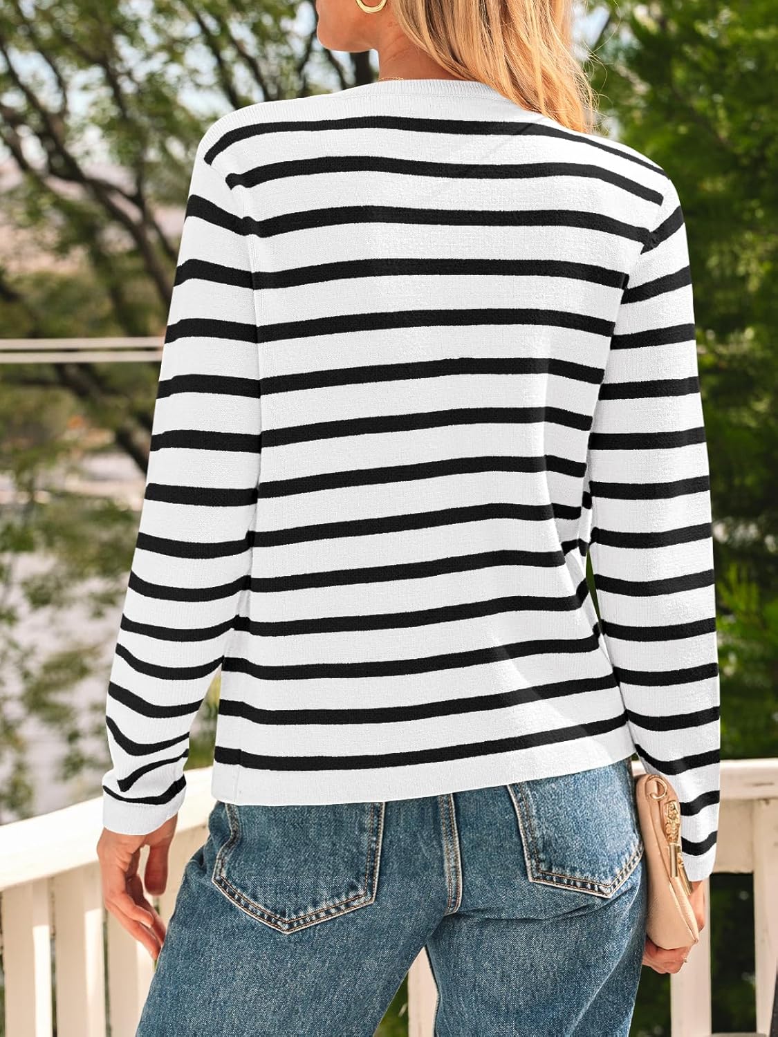 LILLUSORY Women Cardigan Sweaters Fall Outfit Clothes Fashion Cropped Jackets Trendy 2026 Casual Long Sleeve Tops - Image 4