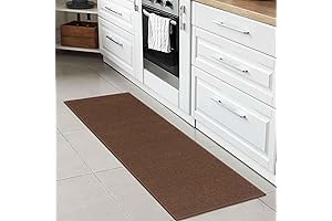 Ottomanson Oscar Collection: A Sleek and Durable Brown Rug Runner