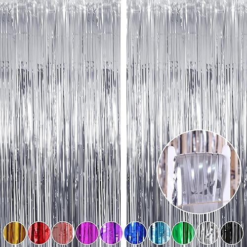 Cortinas de flecos para decoración de fiesta, serpentinas de oropel, decoración de fiesta de cumpleaños, telón de fondo con flecos para graduación,