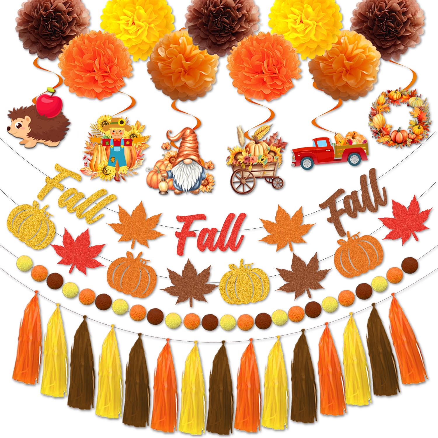 Guirnalda Otoño Decoraciones De Otoño, Decoración De Acción De Gracias,  Hoja Decoracion Otoño, image size:1500x1500