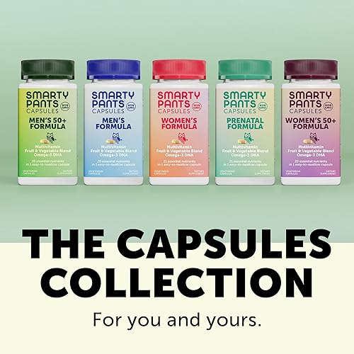Miniatura 16 de Smartypants Multivitamínico para hombres 50 Plus: Omega-3 Dha, zinc para la inmunidad, vitaminas D3, C, B6, B12, vitamina A para ojos, folato,