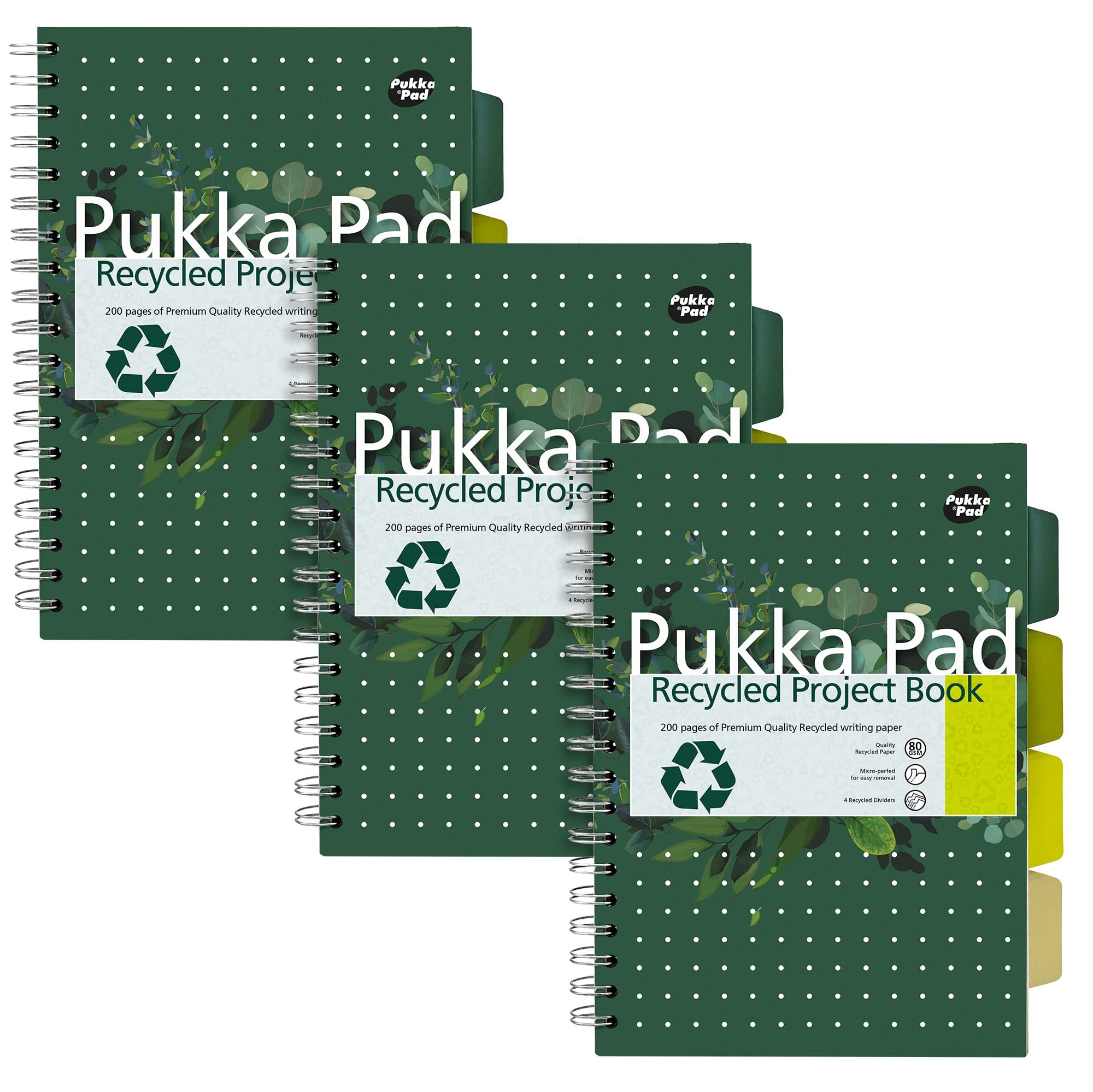 Amazon | Pukka Pad リサイクルダブルスパイラル綴じ B5プロジェクト