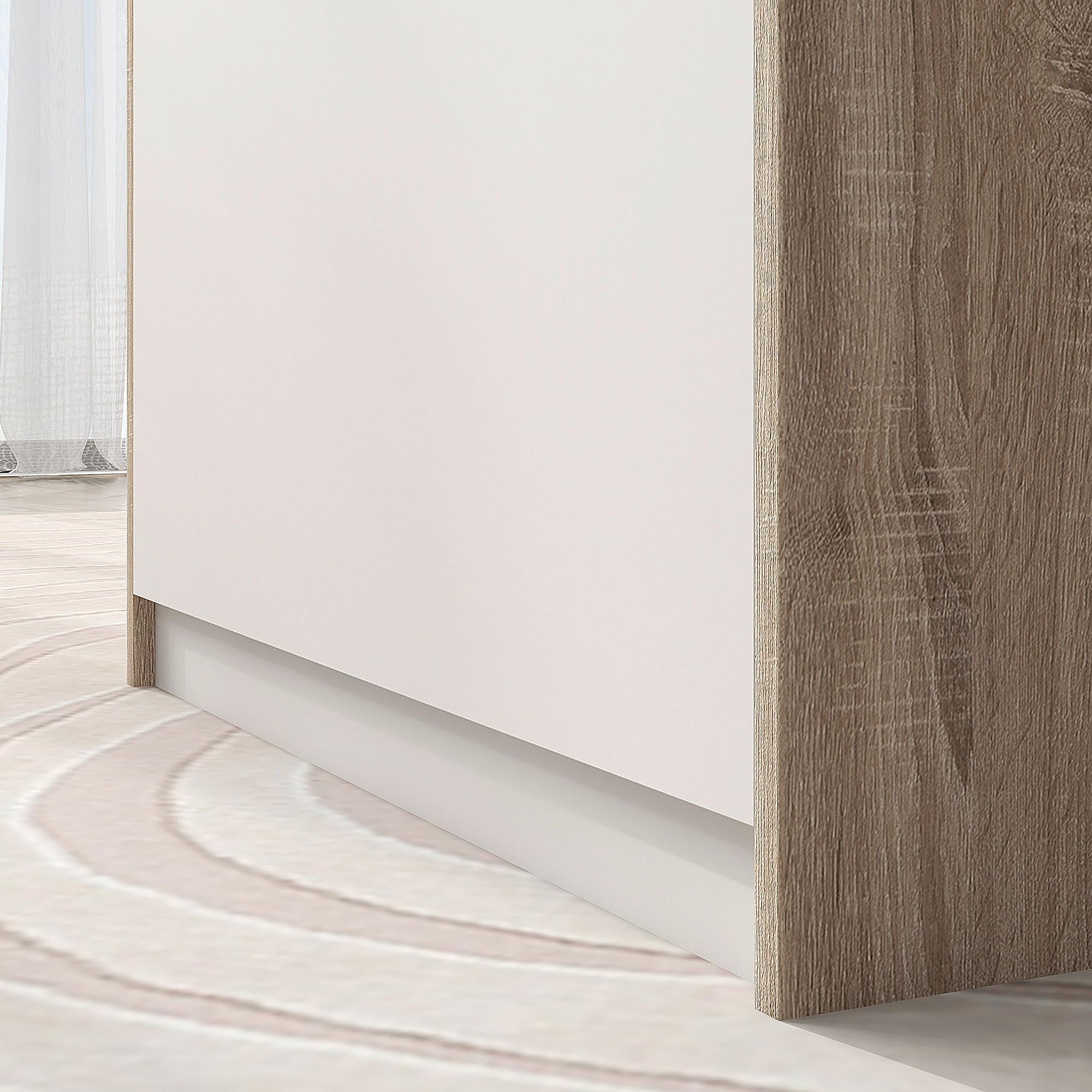 HOMCOM Cassapanca in Legno, con Schienale per Ingresso 62.4x40x51.5cm | Moderna, Panca Contenitore, Camera da Letto