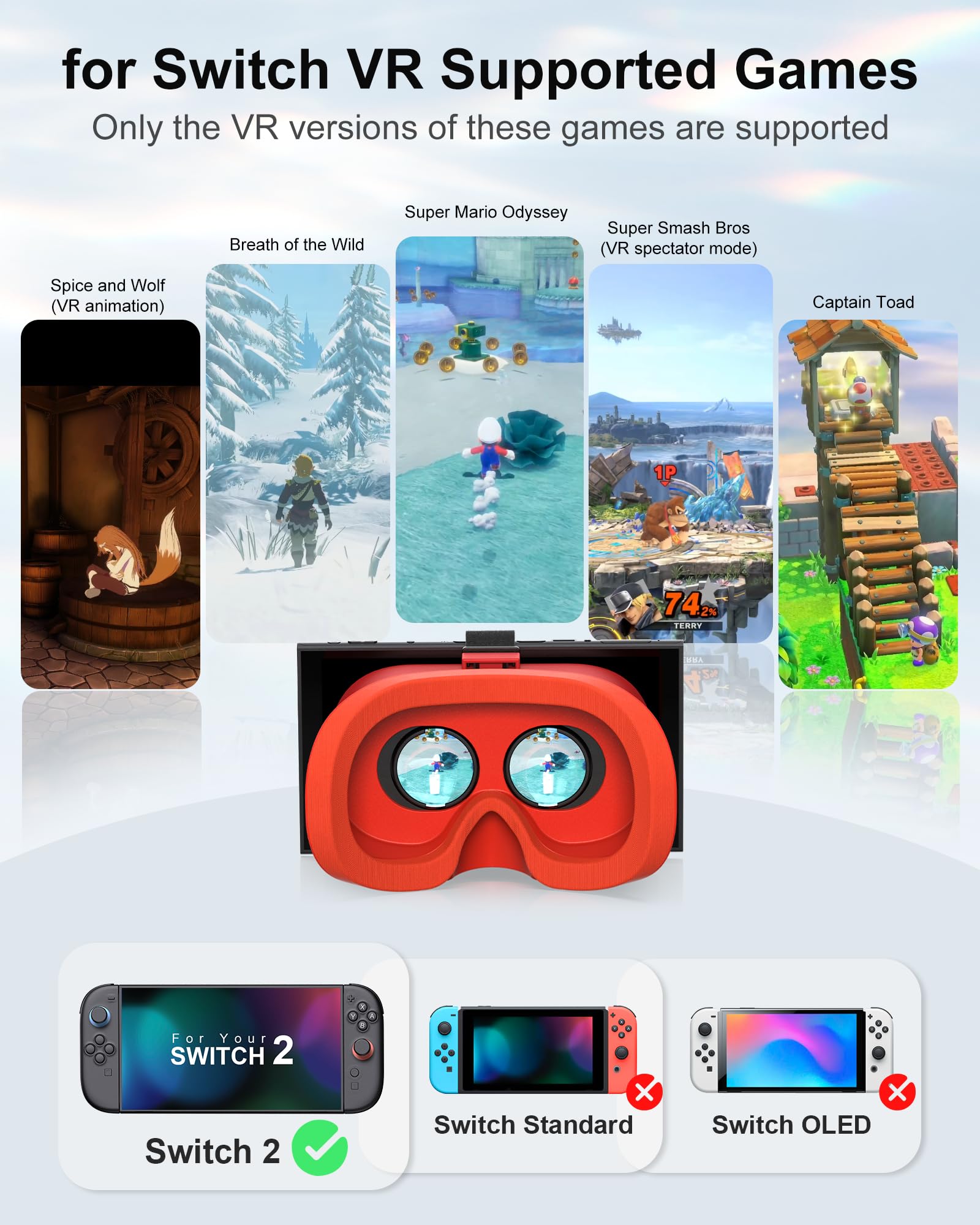 Amazon.com: Upgraded VR Headset Compatible with Nintendo Switch 2 Amazon.com: Upgraded VR Headset Compatible with Nintendo Switch 2