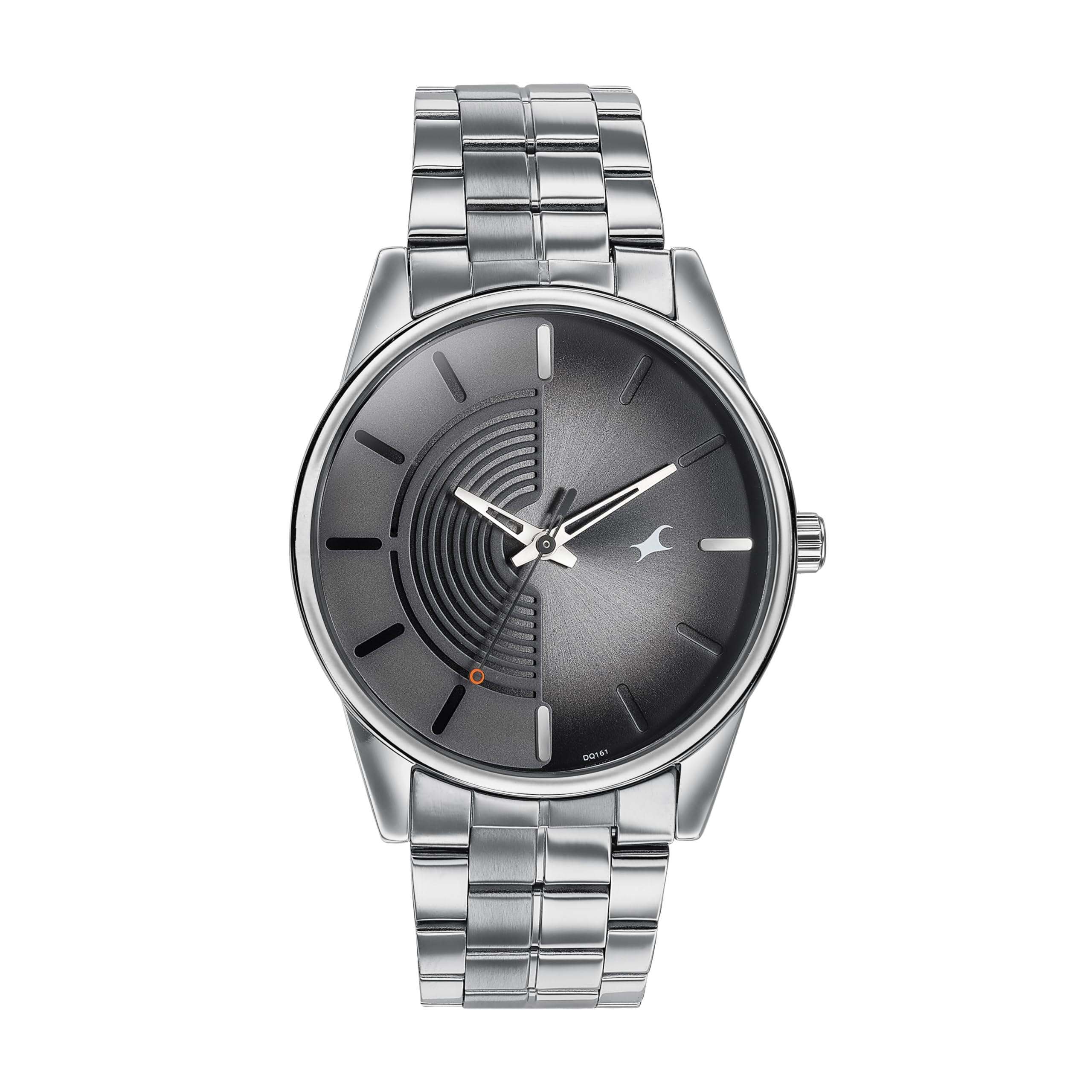Fastrack Stunners Quartz Analog Anthracite Dial Silver Stainless Steel Strap Watch for Guys - NT3305SM02-image-21