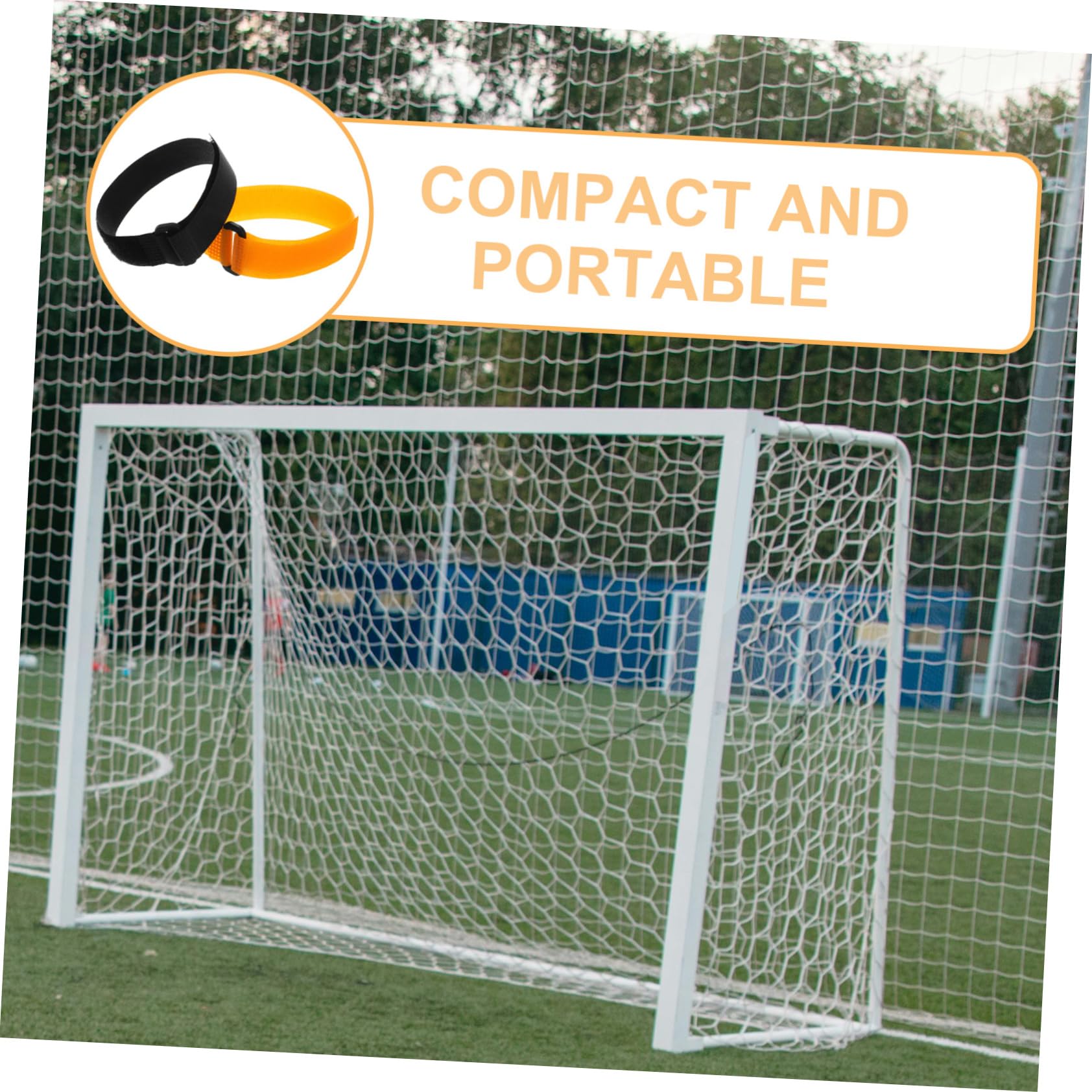 Happyyami Cable Tape Soccer Goal Net Fastener Versatile Fixing Tape for Home and Office