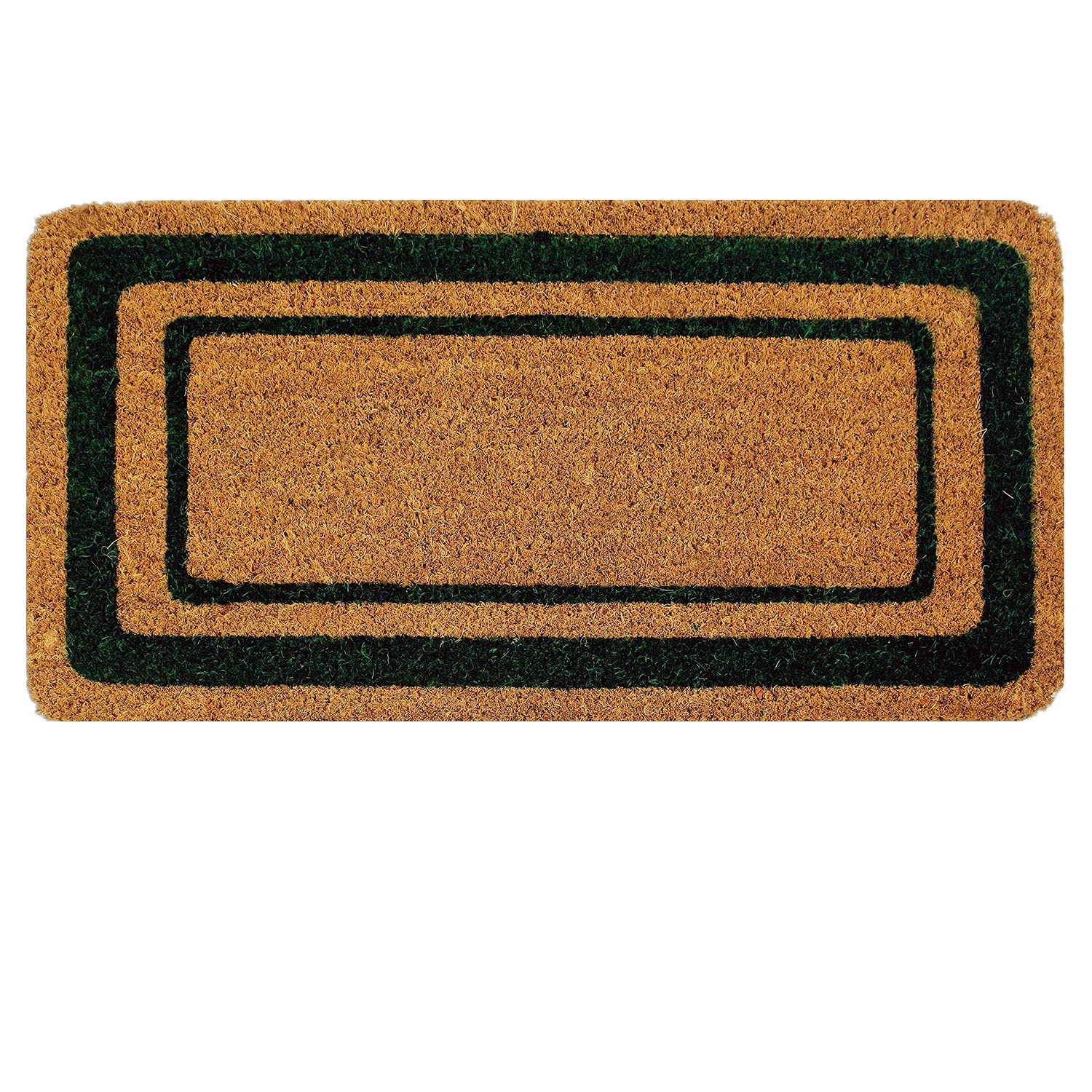 Platinum Collection OLIVO.shop Zerbino in cocco SUPER ASSORBENTE ANTISCIVOLO VERDE (70x140)
