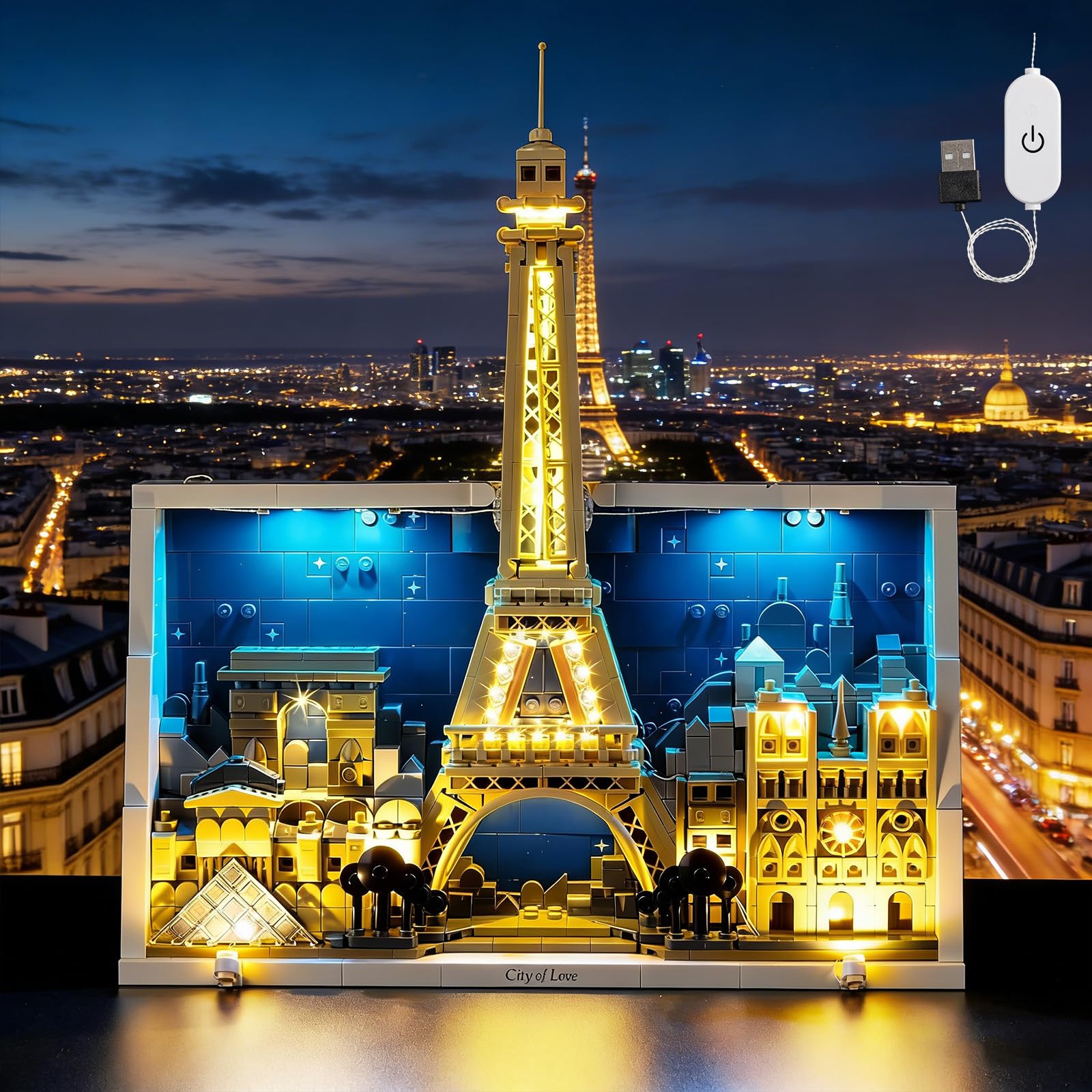 Photo 1 of Kyglaring LED Light Kit for Lego Paris 21064