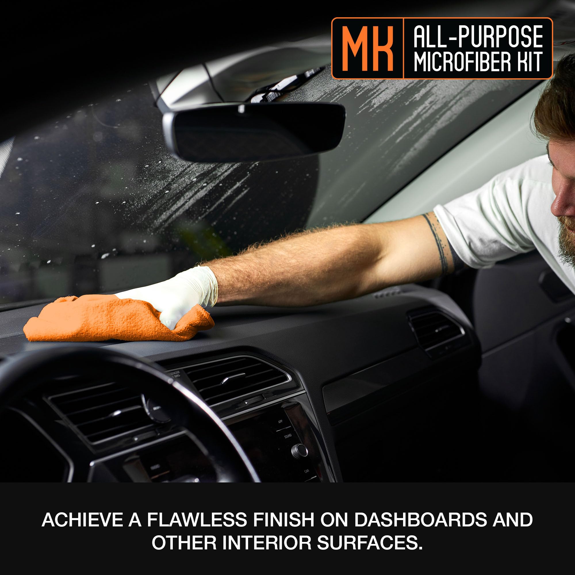 Suds Lab Premium Microfiber Towels for Car Detailing Cleaning Washing Polishing - 16x16 Ultra-Soft Edgeless Scratch-Free Cloth Dual-Weave — view 5