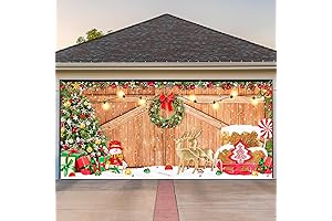 Christmas Garage Door Banner: Festive Gateway to Holiday Cheer