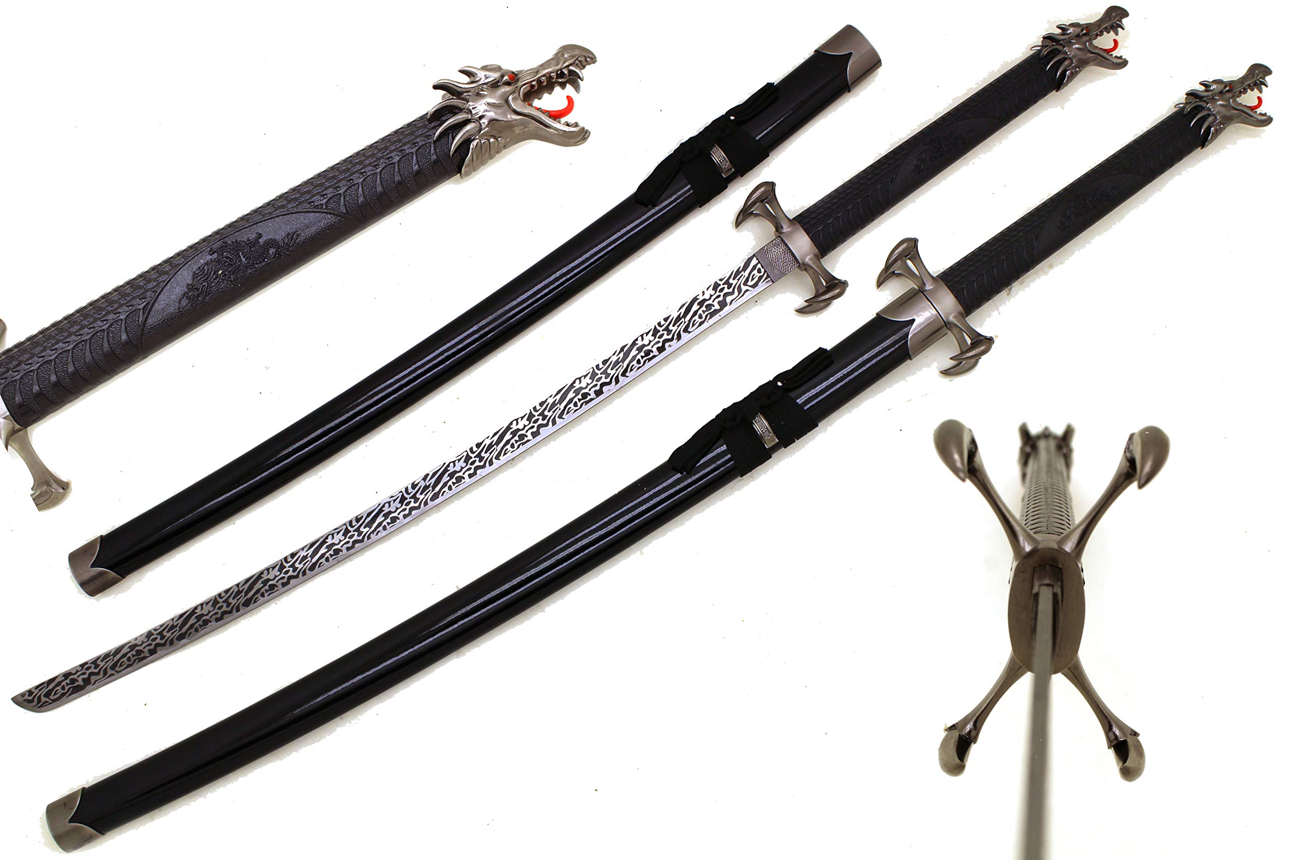 Snake Eye Tactical Samurai Dragon Claw Katana Martial Art Sword