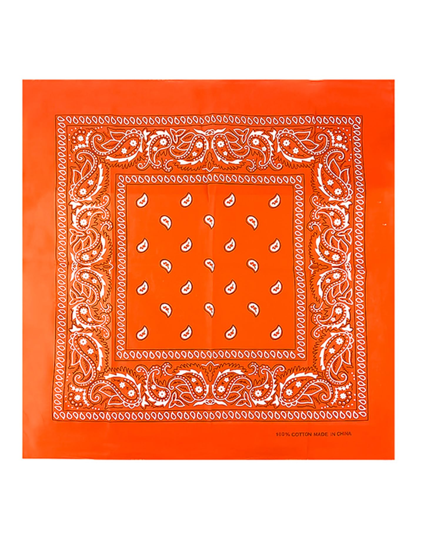 JOPHY & CO. 100% algodón BANDANA SET 3/5/10 para Mujeres Hombres Niños Unisex Único y/o Paisley Pattern COD. A644 - 5