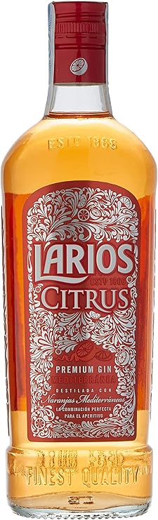 LARIOS ginebra citrus botella 70 cl