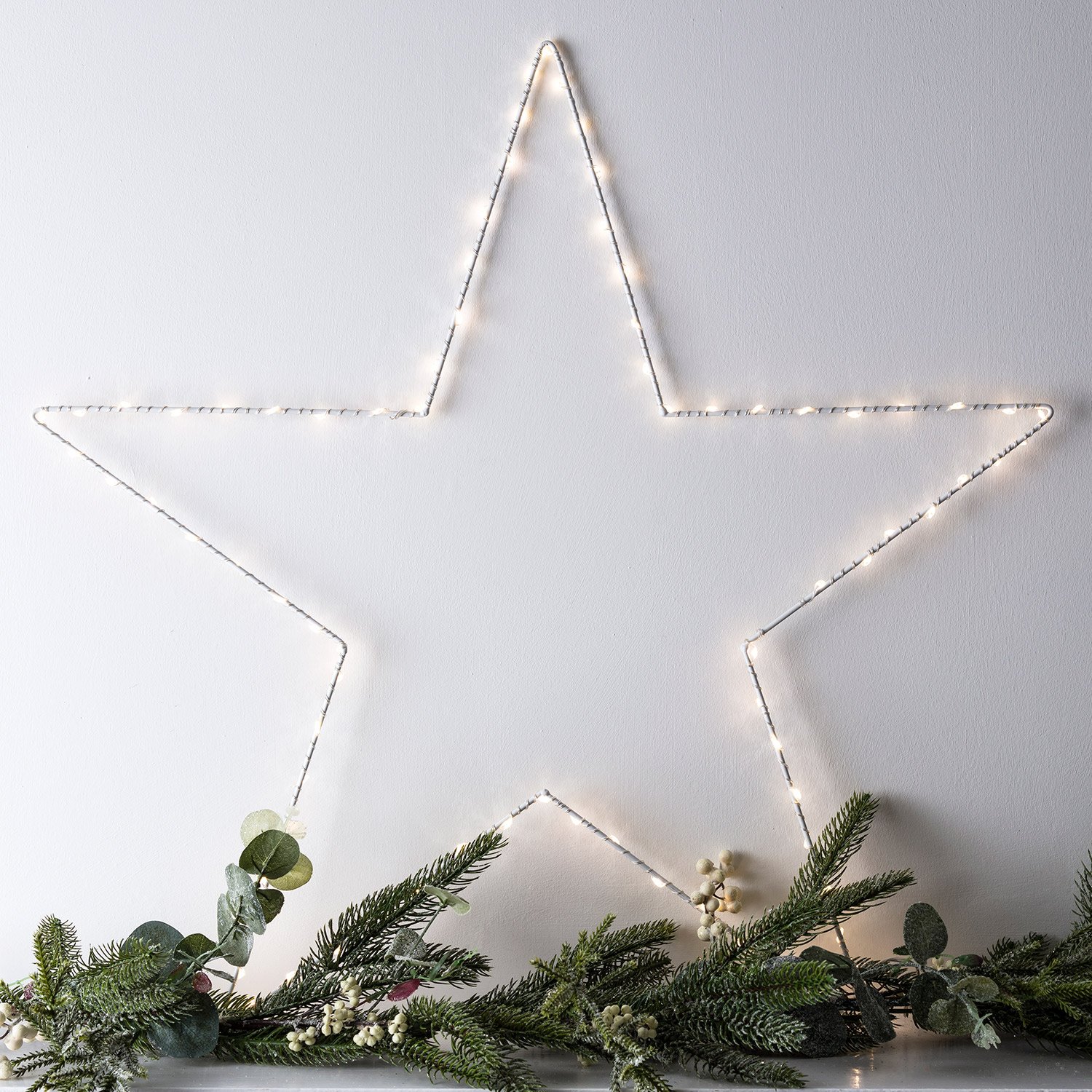 Lights4fun 3er Set LED Osby Sterne Timer Batteriebetrieb 59cm Leuchtsterne Kinderzimmer