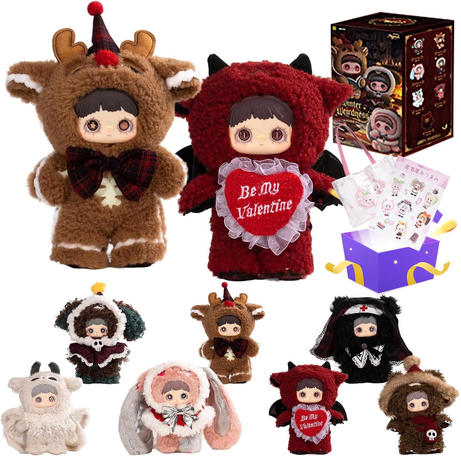Amazon.co.jp: TOP TOY × MayMei「冬のへんてこ」シリーズ ぬいぐるみ