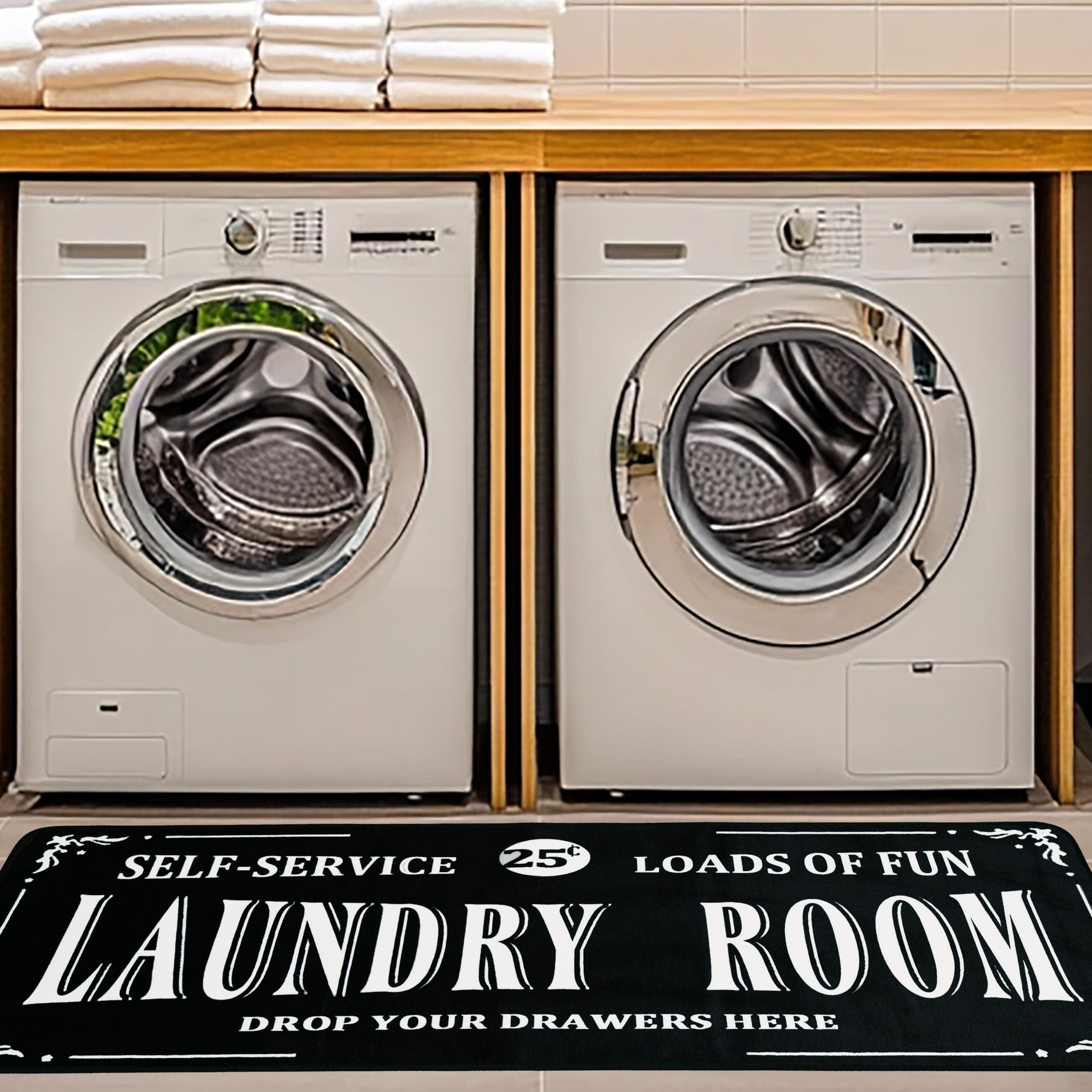 EYECY Laundry Room Rug Runner 20